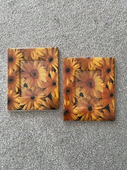 2x fotorámeček s kytkami, NOVÝ - 3
