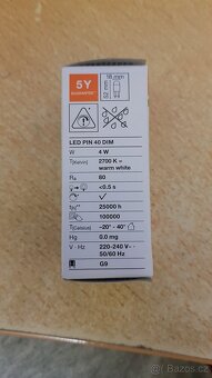 LED žárovka G9 4W - stmívatelná - 3