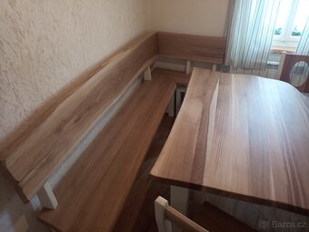 Rohová lavice plus kuchyň židle - 3