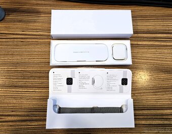 Apple Watch Series 9 45mm Cellular Gold s milánským tahem - 3