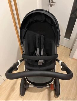 Stokke trailz cerny se sportovnim sezenim v top stavu - 3