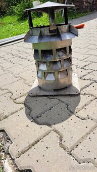 Komínová stříška nerez - 3