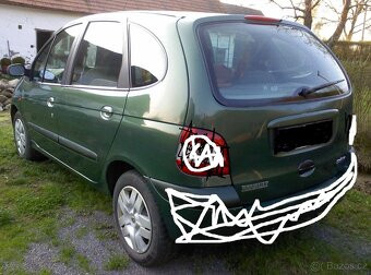 Různé, zbylé díly Renault Scenic r.v 1999 - 2003 - 3