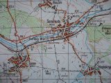 Vojenská profesionální tajná mapa Rakovník ČSLA - 3