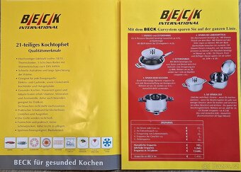 Sada BECK nerez nádobí 21 dílů pro indukci - 3
