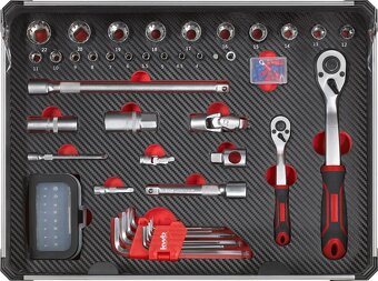 KWB - hliníkový kufr s nářadím (175 dílů) - 3
