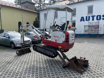 půjčení minibagru Takeuchi o váze 1,8t (díky tomu vykope) - 3