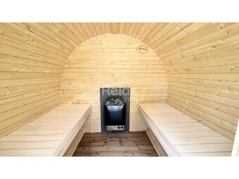 Zahradní sudová sauna 2 m Premium - 3