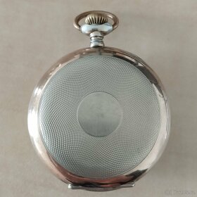 Stříbrné kapesní hodinky L.W.C - Langendorf - 3