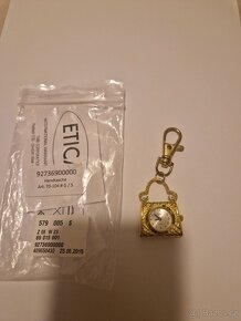 Přívěsek (klíčenka) na klíče - kabelka s hodinkami - 3