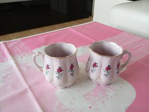růžový porcelán,český vývozní,vhodný dárek - 3