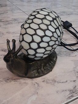 Lampička, lampa Tiffany šnek - 3