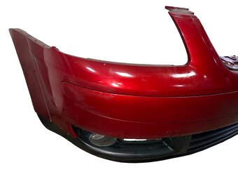 Přední nárazník vínová metalíza LA3W VW Caddy 2K r.v. 2008 - 3