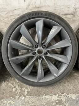 Sada ojetých kol Tesla model S turbine wheel 21” kolo - 3