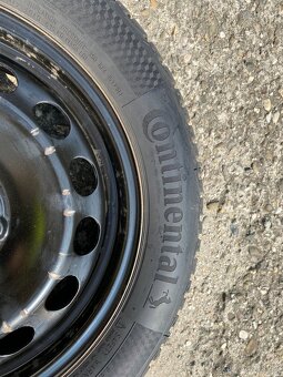 Zimní sada plechových disků včetně pneu Nokian a Continental - 3