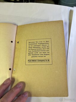 Prodám Ford EIFEL 1939 seznam náhradních dílů - 3