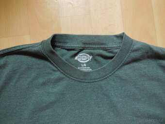 pánské Dickies khaki zelené tričko kapsa kr.ruk bavlna 54/L - 3