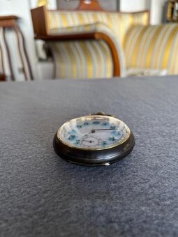 Velké kapesní hodinky v oceli 6,5 cm. - 3