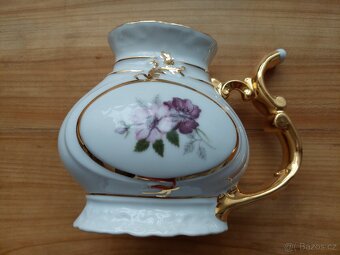 Retro stará lázeňská sada 2 hrnečky a soška - SLEVA - 3