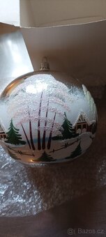 Skleněná vánoční koule - 3