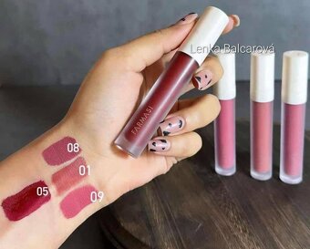 Tekutá matná rtěnka Farmasi 09 Wild Rose - 3