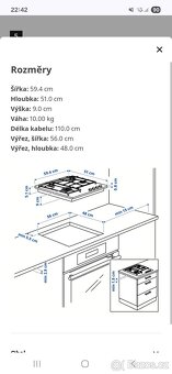 Plynový sporák IKEA Skalan - 3