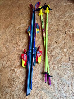 Dětské lyže Sporten 90 cm + hůlky + lyžáky 19,5 (235 mm) - 3