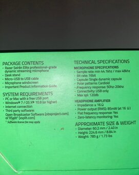 Mikrofon Razer Seiren Elite - 3