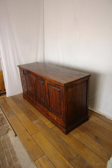 Velká masivní komoda TEAK - 3