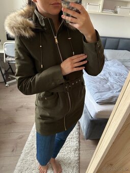 MANGO ZIMNÍ BUNDA / KHAKI PARKA - 3