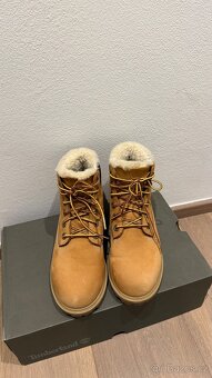 Zimní kožené boty Timberland - 3