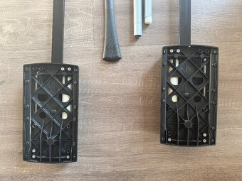 Sklopná šatní tyč černá 440-610 mm nastavitelná - 3