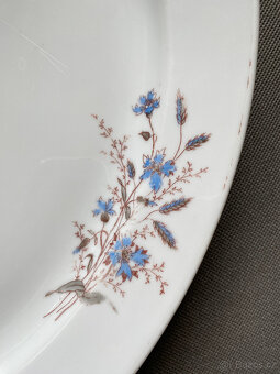 Starožitný porcelánový tác 19. století, Dalovice - 3