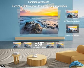 Jimveo E30 1080P Full HD Projector with WiFi Bluetooth - 3