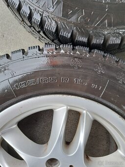 Pneu Vraník 195/65/r15 91 T zimní + alu kola 4x108 - 3
