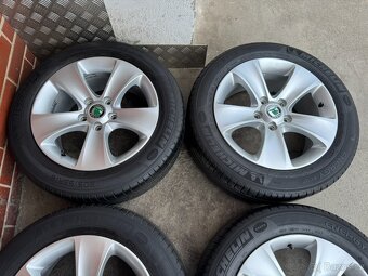 Alu 16" 5x112,škoda typ "MOON" letní 70% SUP2 Yeti - 3