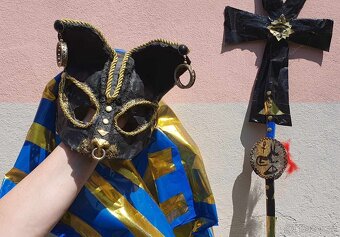 Karnevalové masky Anubis a Bastet - 3
