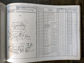 Kniha Seznam náhradních dílů Škoda105 - Rapid - 3