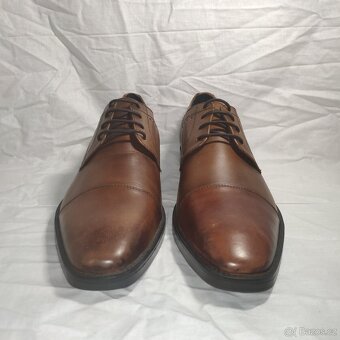 ❗❗BAŤA, VELIKOST 46, PÁNSKÉ HNĚDÉ POLOBOTKY❗❗ - 3