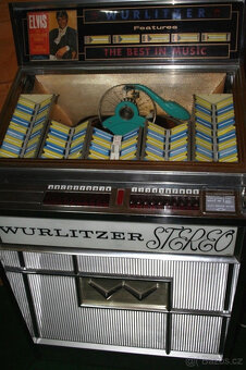 Hudební skříňka Wurlitzer ELVIS Jukebox z roku 1961, USA - 3