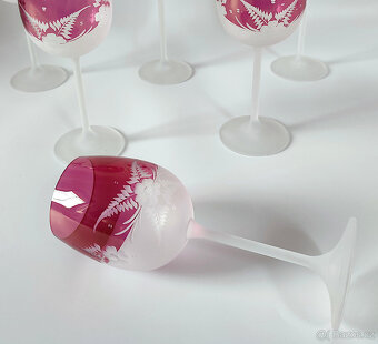 Sklenice, skleničky vyšší,nepoužívané Made in Czech republic - 3