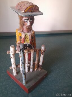 Stará dřevěná postava Krakonoš - 3