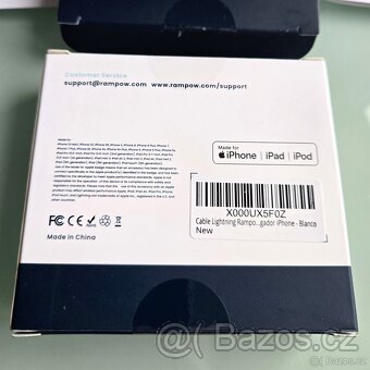 Kabel Lightning s certifikací MFi, 1m - 3