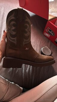 Jezdecké westernové boty Justin boots INJI II vel.39 - 3