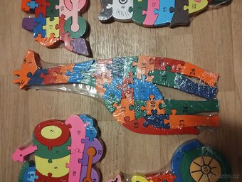 Dřevěné puzzle - 3