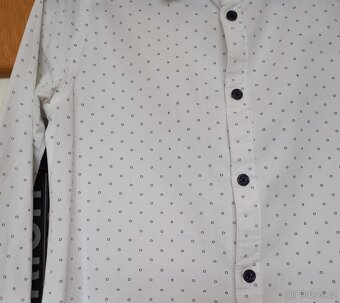Bílá společenská košile pro kluky Destination 152 - 3