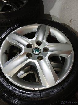 SADA LETNÍCH KOL ORIGINÁL ŠKODA R16 3U0601025G - 3