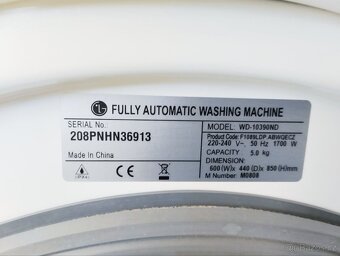 Pračka LG Direct Drive Inverter 5 kg - 3