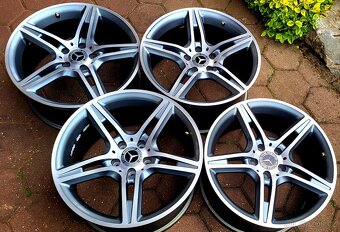 alu R18 5x112 bicolor, Mercedes CLS, W219, letné pneu 245/40 - 3