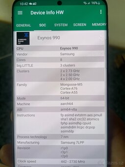 Samsung galaxy s20 plus - bez zadního housingu - 3